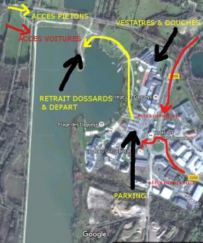 plan d'accès site des Dagueys